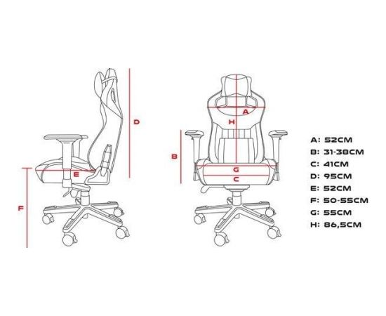 Natec Genesis Gaming Chair NITRO 950 Black