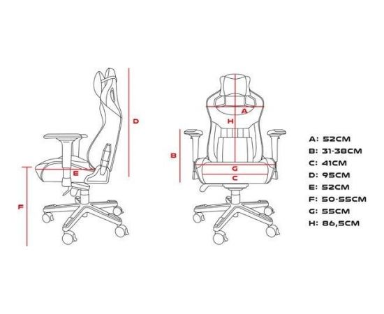 Natec Genesis Gaming Chair NITRO 950 Black