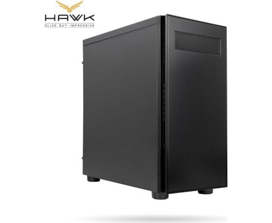 Case|CHIEFTEC|HAWK|MidiTower|Not included|ATX|MicroATX|MiniITX|Colour Black|AL-02B-OP