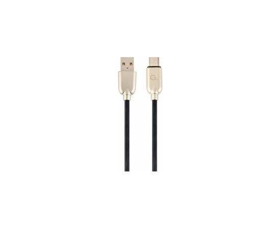 Gembird USB Male - USB Type C Male Premium rubber 2m Black