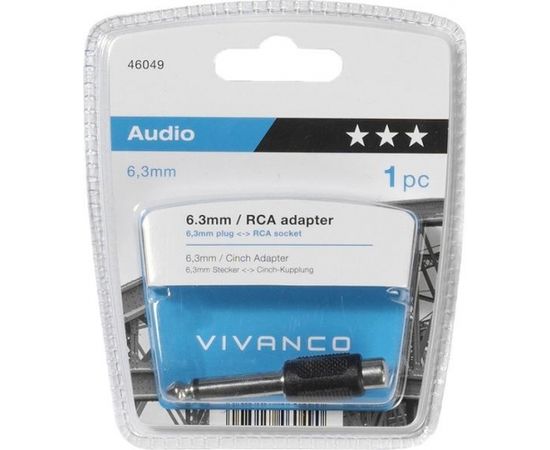 Vivanco adapter 6.3mm - RCA (46049)