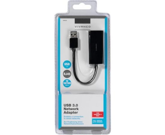 Vivanco adapter USB 3.0 - RJ45 (39629)