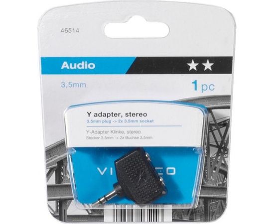 Vivanco adapteris 3,5mm - 2x3,5mm Audio (46514)