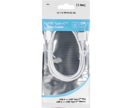 Vivanco cable USB-C Data 1m (39452)