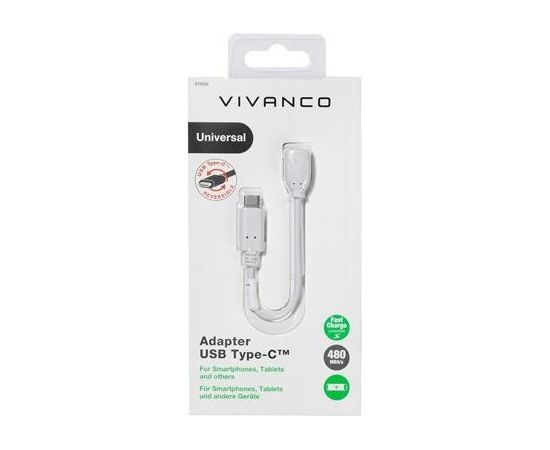 Vivanco adapter USB-C - microUSB (37558)