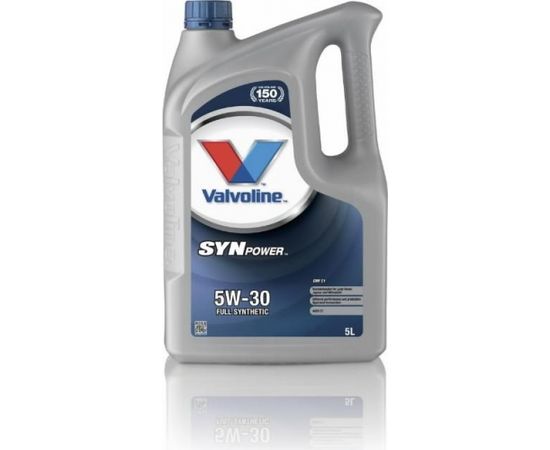 Motoreļļa SynPower 5W30 ENV C1/C2 5L, Valvoline