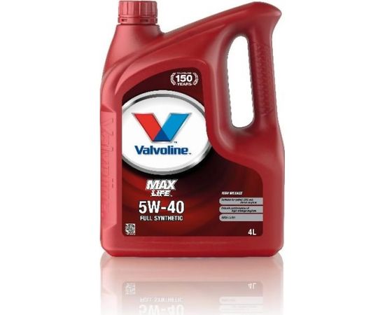 Motoreļļa MaxLife 5W40 4L, Valvoline