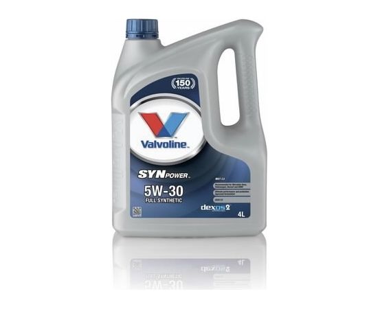 Motoreļļa SYNPOWER MST C3 5W30 4L, Valvoline