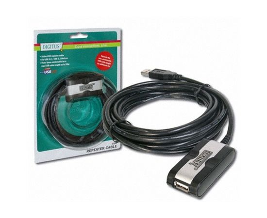 Digitus USB 2.0 Repeater Cable 5m: USB A, USB A