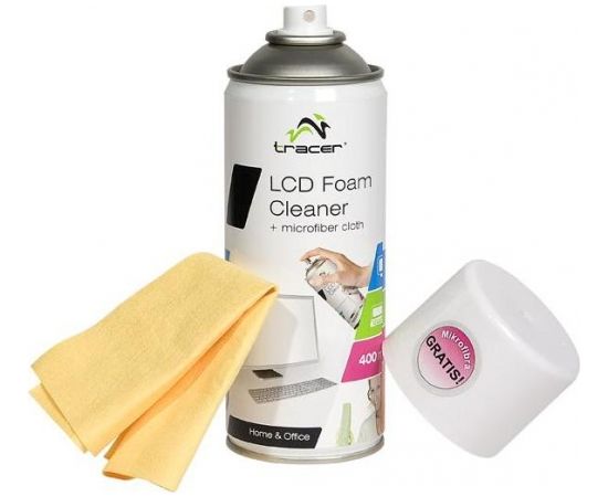 Foam TRACER LCD Foam Cleaner 400 ml + Microfiber