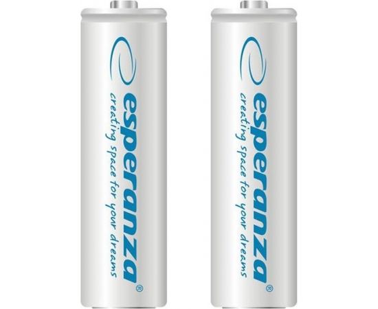 ESPERANZA EZA103W - RECHARGEABLE BATTERIES Ni-MH AA 2000MAH 2PCS - WHITE