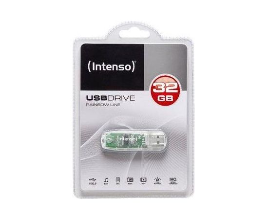 Intenso pendrive USB RAINBOW LINE TRANSPARENT 32GB