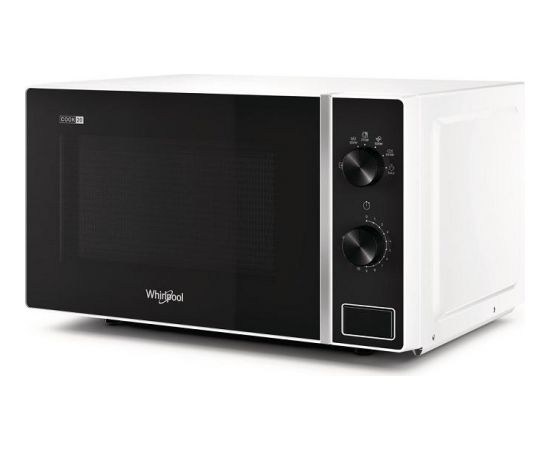 WHIRLPOOL MWP101W mikroviļņu krāsns 20L 700W, melna / balts korp.