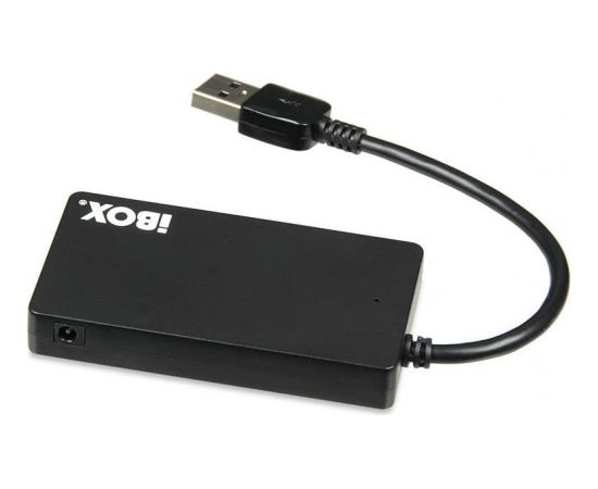 Ibox HUB I-BOX USB 3.0 BLACK 4-PORTS SLIM