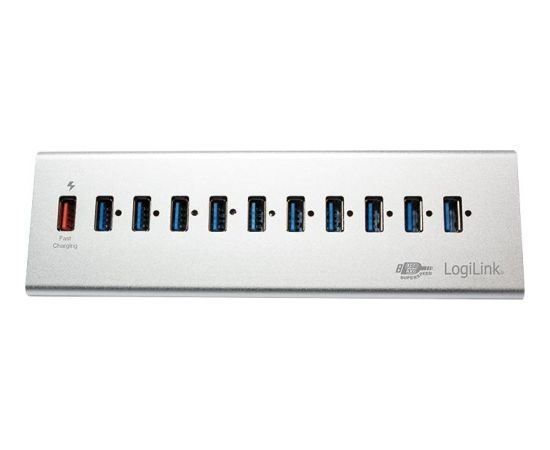 LOGILINK - USB 3.0 High Speed Hub 10-Port + 1x Fast Charging Port