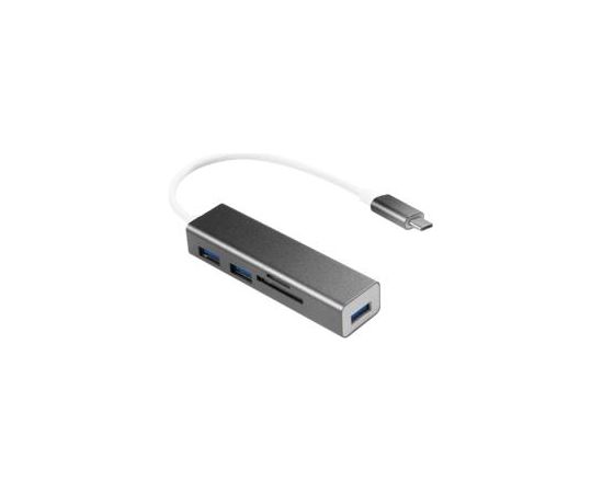 LOGILINK - USB-C 3.0 hub, 3 port, with card reader