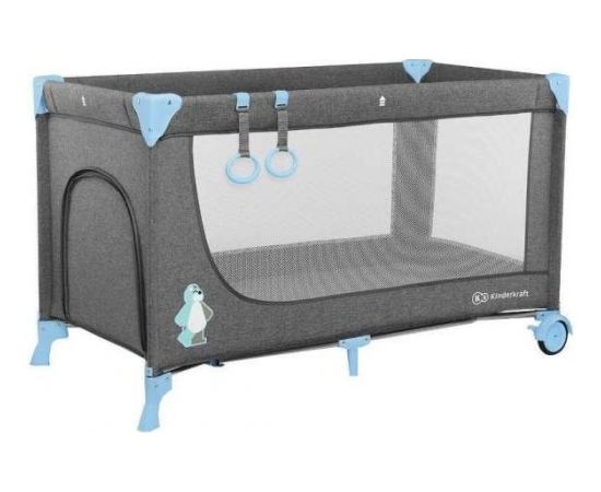 Kinder Kraft KinderKraft;18  Joy Blue Art.KKJOY00BLUK000  Одноярусная детская кроватка для путешествий