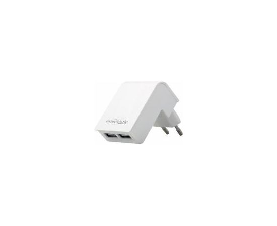 Energenie Universal 2-port USB charger 2.1A White