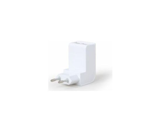 Energenie Universal 2-port USB charger 2.1A White