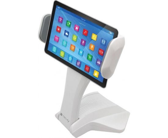Techly Universal desk support stand for tablet 7''-15'' rotating white