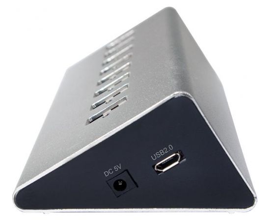 LOGILINK - USB 2.0 High Speed Hub 7-Port + 1x Fast Charging Port