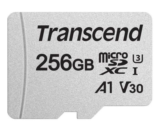 Transcend microSDXC USD300S 256GB CL10 UHS-I U3 Up to 95MB/S with adapter