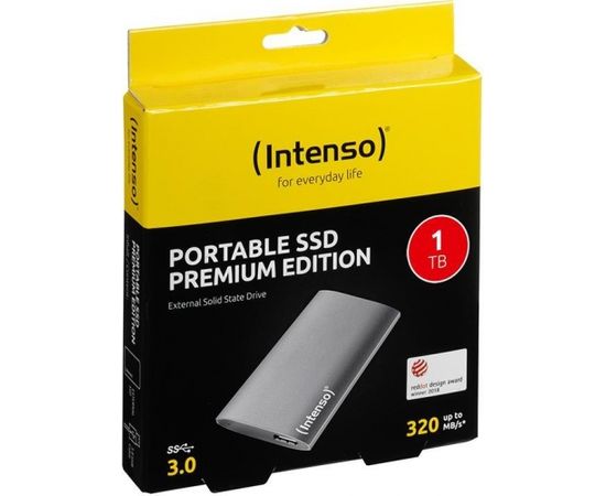 Intenso External Portable SSD 1,8'' 1TB, Premium Edition, USB 3.0, Antracyt