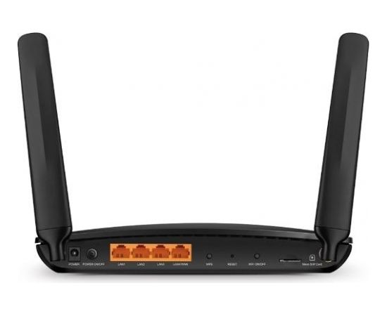 TP-LINK 4G+ LTE Router Archer MR600 802.11ac, 300+867 Mbit/s, 10/100/1000 Mbit/s, Ethernet LAN (RJ-45) ports 3, 4G, Antenna type 2xDetachable, LTE cat 6