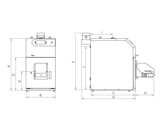 Nibe-Biawar Pellux 100 Touch 20kw granulu katls+deglis