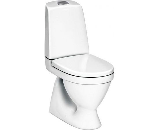 Gustavsberg Nautic 1500 WC  s vertikāls ar SoftClose vāku, CeramicPlus, Hygienic Flush, 4/2  noskalošana