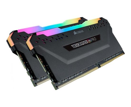 Corsair VENGEANCE RGB PRO, 16GB (2 x 8GB), DDR4, DRAM, 3600MHz, C18, Black