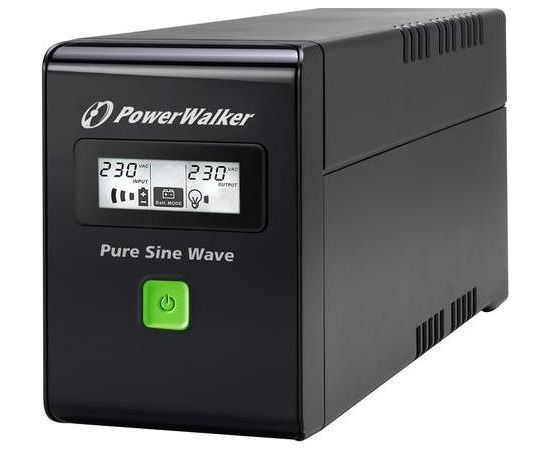 Power Walker UPS Line-Interactive 800VA 2x PL 230V, PURE SINE, RJ11/RJ45,USB,LCD