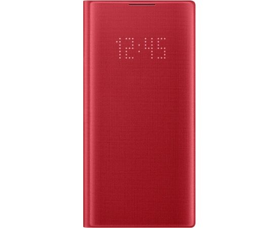 Samsung Galaxy Note 10 LED View Case Red Oriģinālie maciņi