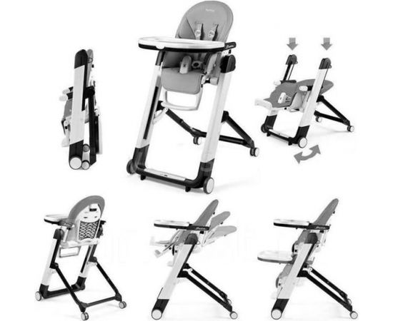 Pegperego PEG PEREGO multifunction ultra compact high chair Follow me Siesta Ice