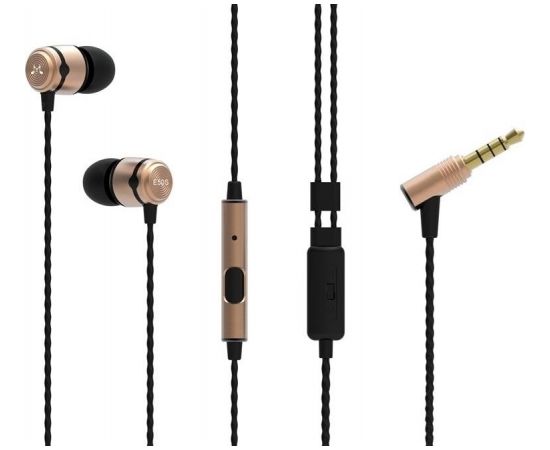 SoundMagic E50S Black/Gold In-Ear tipa austiņas E50S Black/Gold