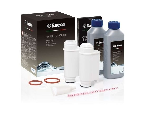 Philips Saeco maintenance kit CA6706/47 for Saeco Espresso machines 2x descaler & 2x water filter 10x oil remover & service kit / CA6706/47
