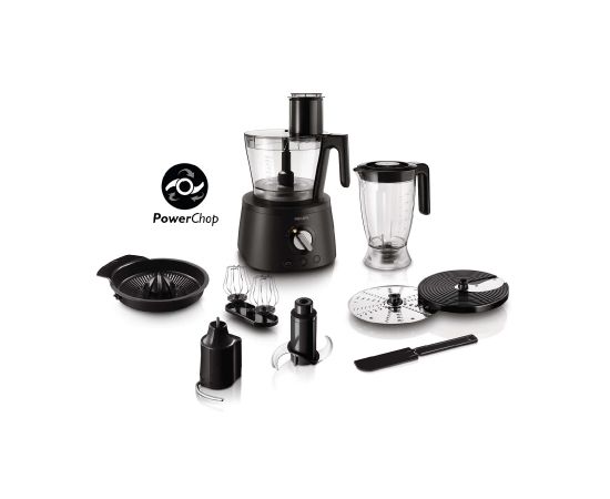 Philips Avance Collection Food processor HR7776/90 1000 W Compact 2 in 1 setup 3.4 L bowl / HR7776/90