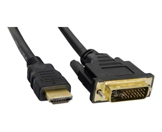 Akyga HDMI 1.3 cable AK-AV-13 HDMI 1.3/M-DVIM 3.0m 24+1