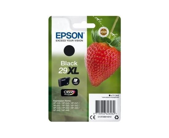 Ink Epson Singlepack Black 29XL Claria Home Ink