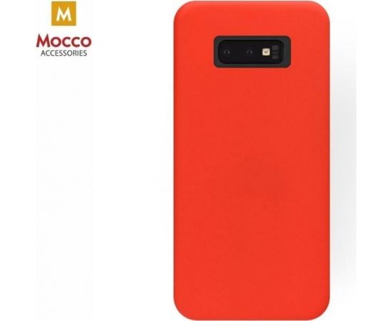 Mocco Soft Magnet Matēts Silikona Apvalks Ar Iebuvētu Magnētu Turētajam Priekš Samsung A705 Galaxy A70 Sarkans