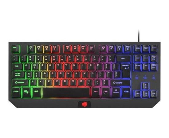 Natec Fury Membrane Gaming Keyboard HURRICANE TKL, backlight, US layout,