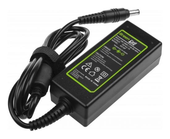 Charger / AC Adapter Green Cell for Samsung 19V | 2.1A | 40W | 5.5-3.0mm Lādētāji portatīvajiem datoriem