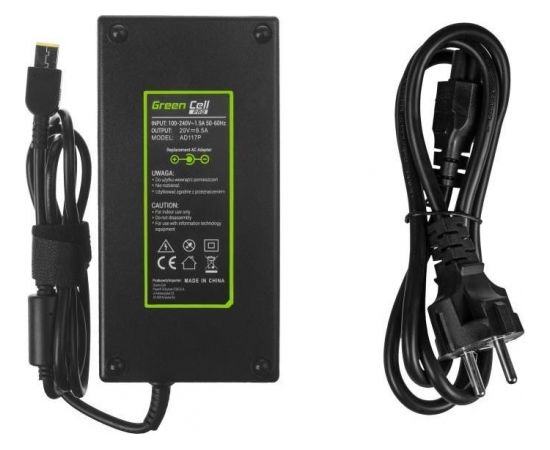 Charger / AC Adapter Green Cell for Lenovo 20V | 8.5A | 170W | Slim Tip