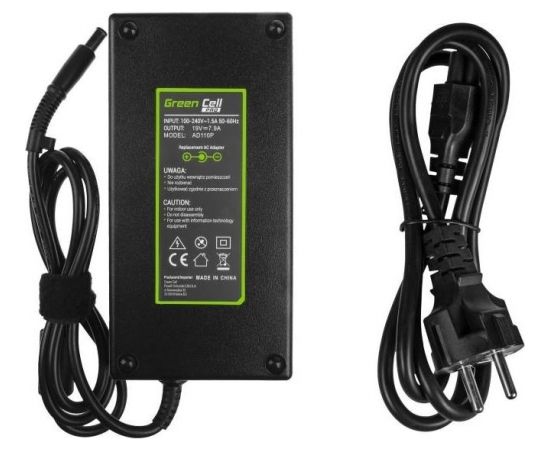 Charger / AC Adapter Green Cell PRO 19V 7.9A 150W for HP EliteBook 8530p 8530w 8 Зарядки для ноутбуков