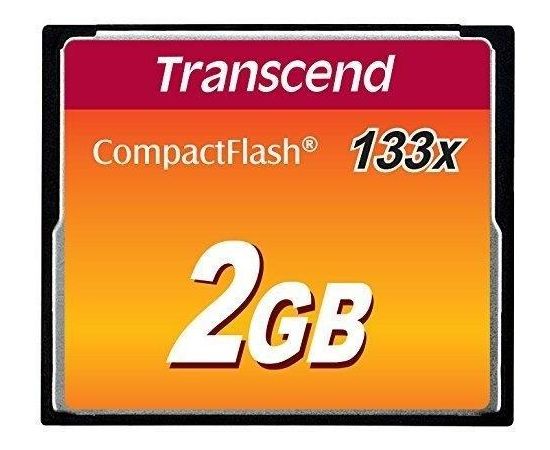 MEMORY COMPACT FLASH 2GB/MLC TS2GCF133 TRANSCEND