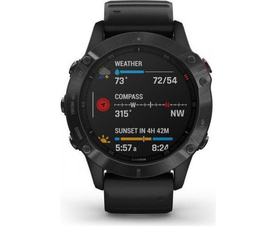 Garmin Fenix 6 PRO, slate grey/черный