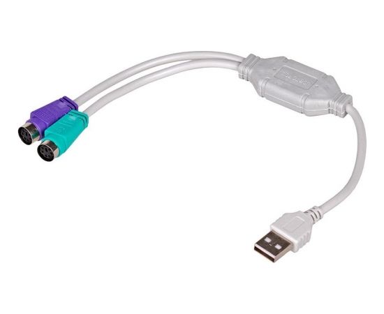 Akyga Adapter USB-F / 2x PS/2-M AK-AD-15