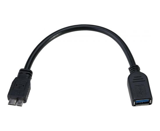 Akyga Cable adapter 15cm OTG USB-AF 3.0 / microUSB-BM 3.0 AK-AD-30