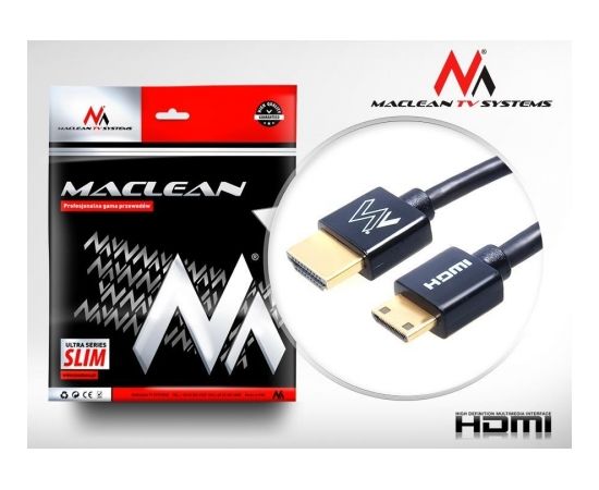 Maclean MCTV-711 1m HDMI-miniHDMI SLIM v1.4