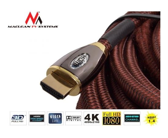 Maclean MCTV-624 Cable HDMI-HDMI v1.4 40m